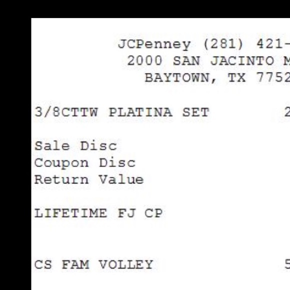 Platinum diamond ring wedding set - Picture 8 of 8